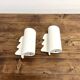 Pair of ceramic wall lights, circa 1990