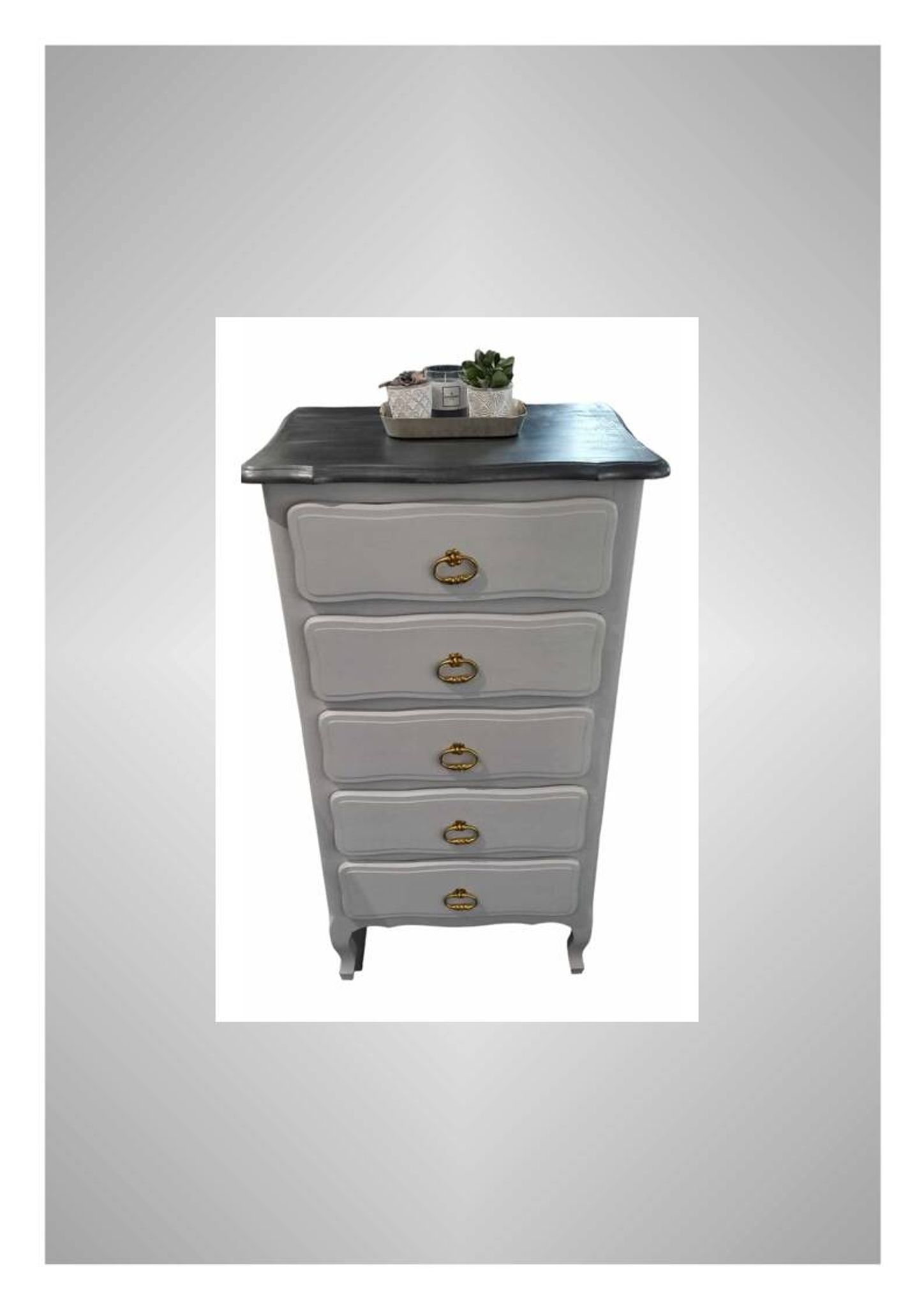 Vintage chiffonier revamped