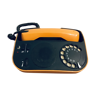 Vintage phone Orange, TELIC, design f. guirin