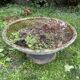 Old planter, pedestal basin in fibrociment by Willy Guillaume.
