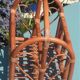 Vintage rattan magazine rack – Natural and retro elegance