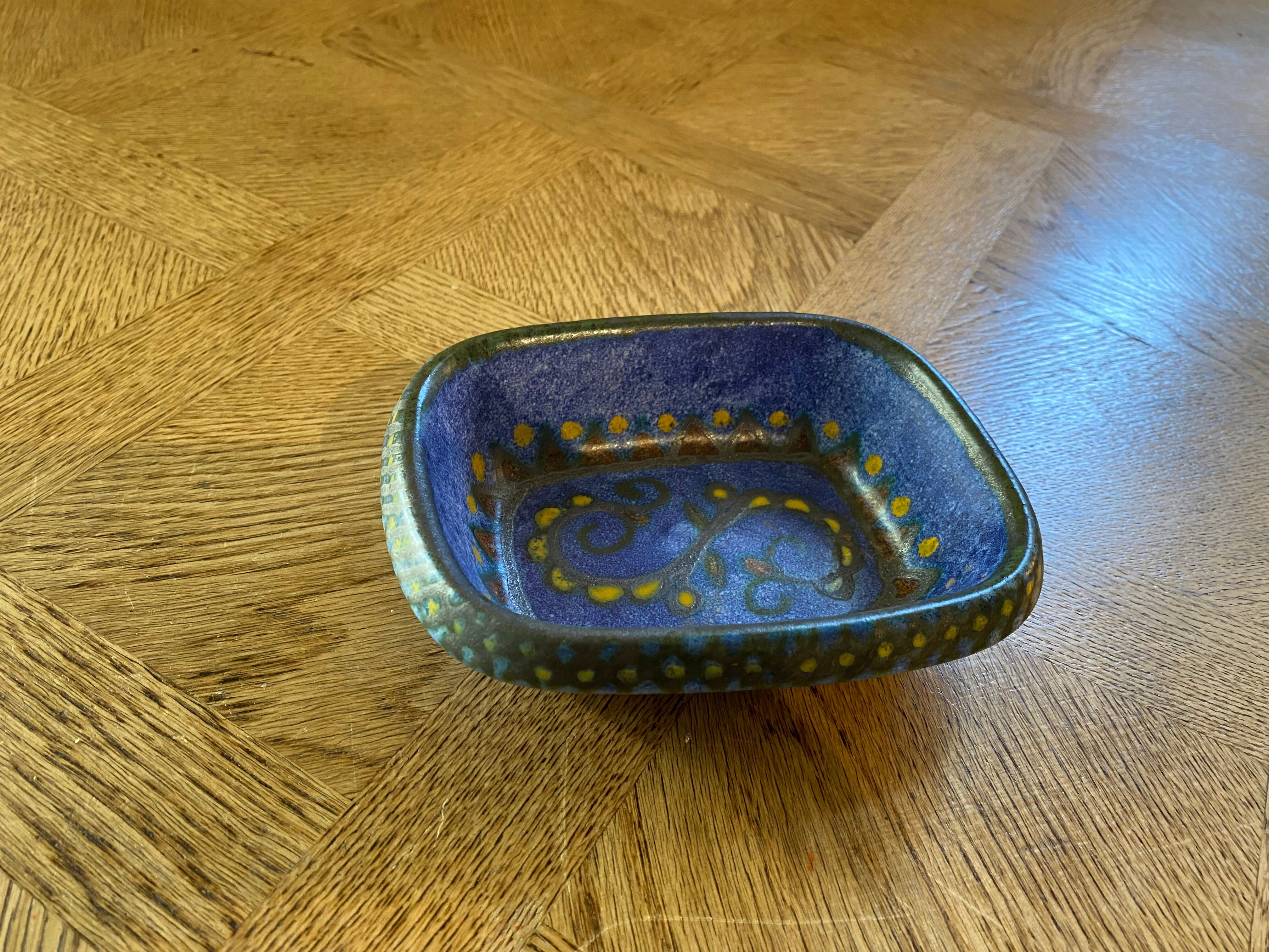 2 trinket bowls ceramic la Grande aux potiers
