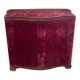 Coffre XIXem Napoléon III, bois et velours rouge