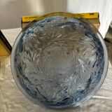 Art Deco molded glass chandelier