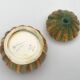 Vintage ceramic sugar bowl by Barettoni Nove, melon shape, Italy