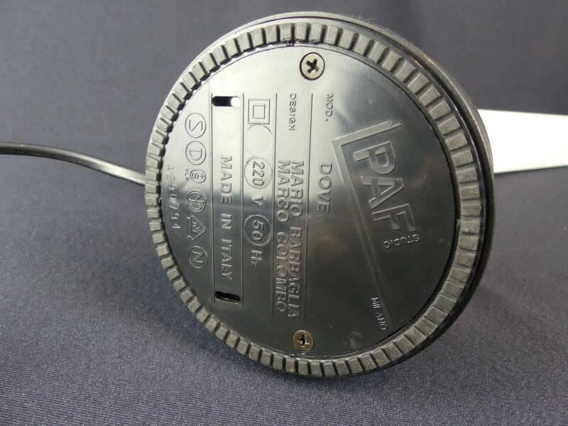 Dove studio PAF desk lamp Mario Barbaglia, Marco Colombo