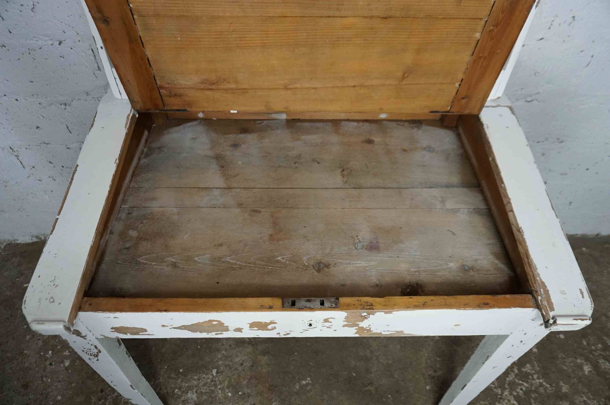 secrétaire en bois fin XIXeme patiné