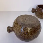Pyrite stone bowls in