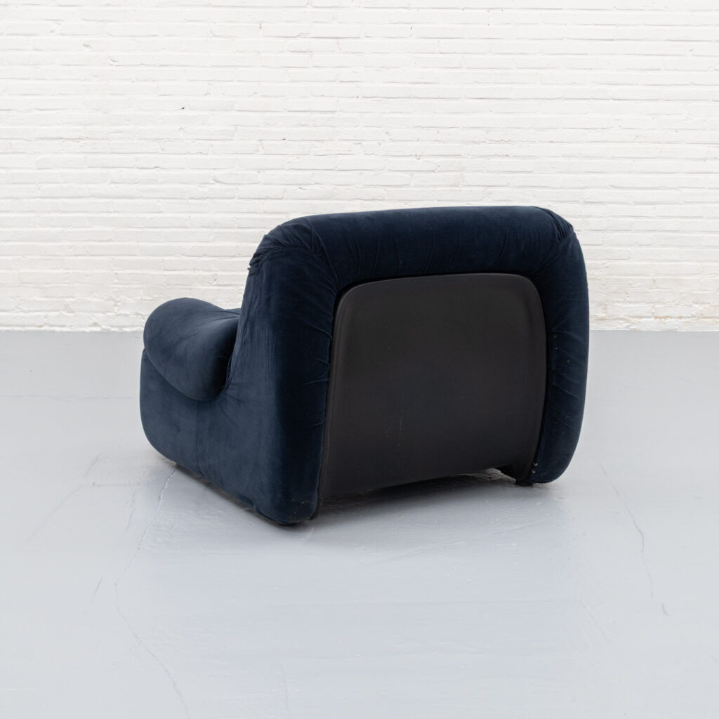 Malu lounge chair by Diego Mattu for 1P Italy 1970s