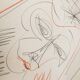 Drawing Gilbert Giuliani dit Gianangelli vintage