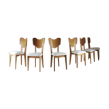 6 chairs  France, 1950s