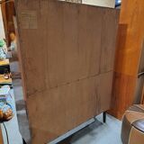 Donker plus vitrinekast fine avec planches vintage