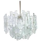 Glass ice Murano chandelier by Kalmar, Austria, 1960s