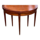 19th-century wooden extendable console table with 3 extensions.