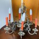 Chandelier Lucien Gau - Louis XIII model - solid bronze - 6 lights - r