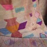 Tapis berbère de Boujaad couleurs pastel 260 x 160 cm