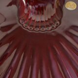 Art Deco Merlot Red Ceramic Vide-Poche by Gabriel Keramik, Sweden 1960s