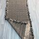 Zanafi Runner Rug, handmade Moroccan rug, flat Berber wool runner, geometric rug.