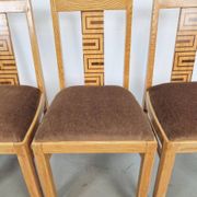 Chaises de salle à manger Arts et Métiers, années 1930, ensemble de 4