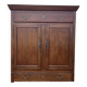 Armoire basse en chêne massif