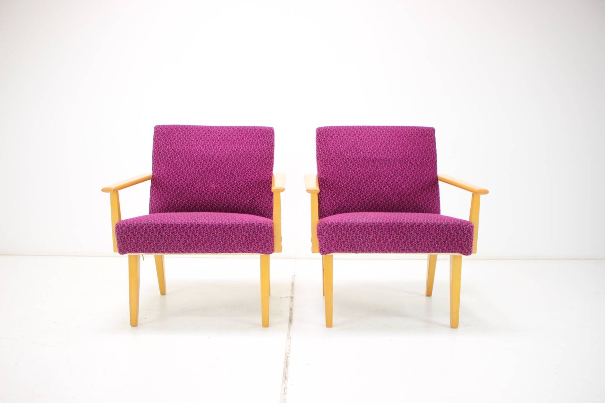 1960s Pair of Armchairs, Czechoslovakia