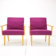 1960s Pair of Armchairs, Czechoslovakia