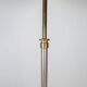 Art Deco Floor Lamp in Brass with Blackened Wood, 1940s