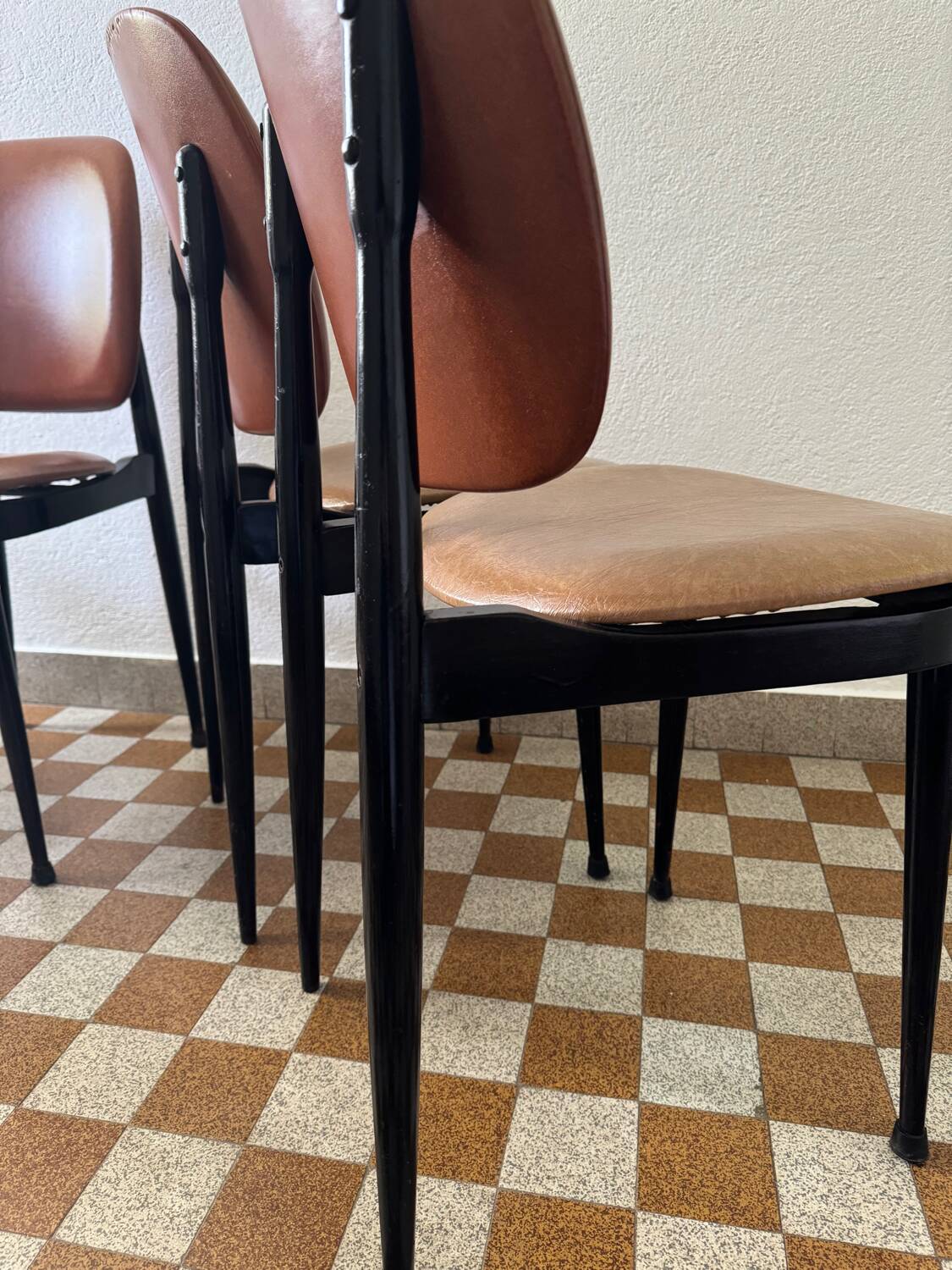 Baumann Pegasus chairs from the 60s (X4)