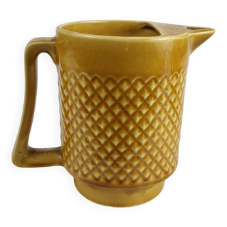 Digoin Sarreguemines ceramic pitcher / pitcher