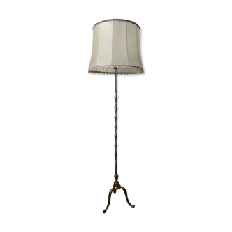 Brass floor lamp
