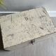 Old patinated wooden chest