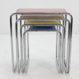 Pull-out tables B9 Bauhaus by Marcel Breuer 1930