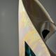 Iridescent free-form sculptural ceramic vase