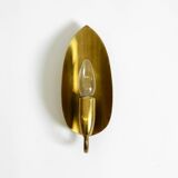 Beautiful original Mid Century Modern cone wall lamp made of brass
