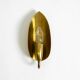 Beautiful original Mid Century Modern cone wall lamp made of brass