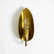 Beautiful original Mid Century Modern cone wall lamp made of brass