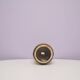 Vintage sand & brown west germany can vase scheurich