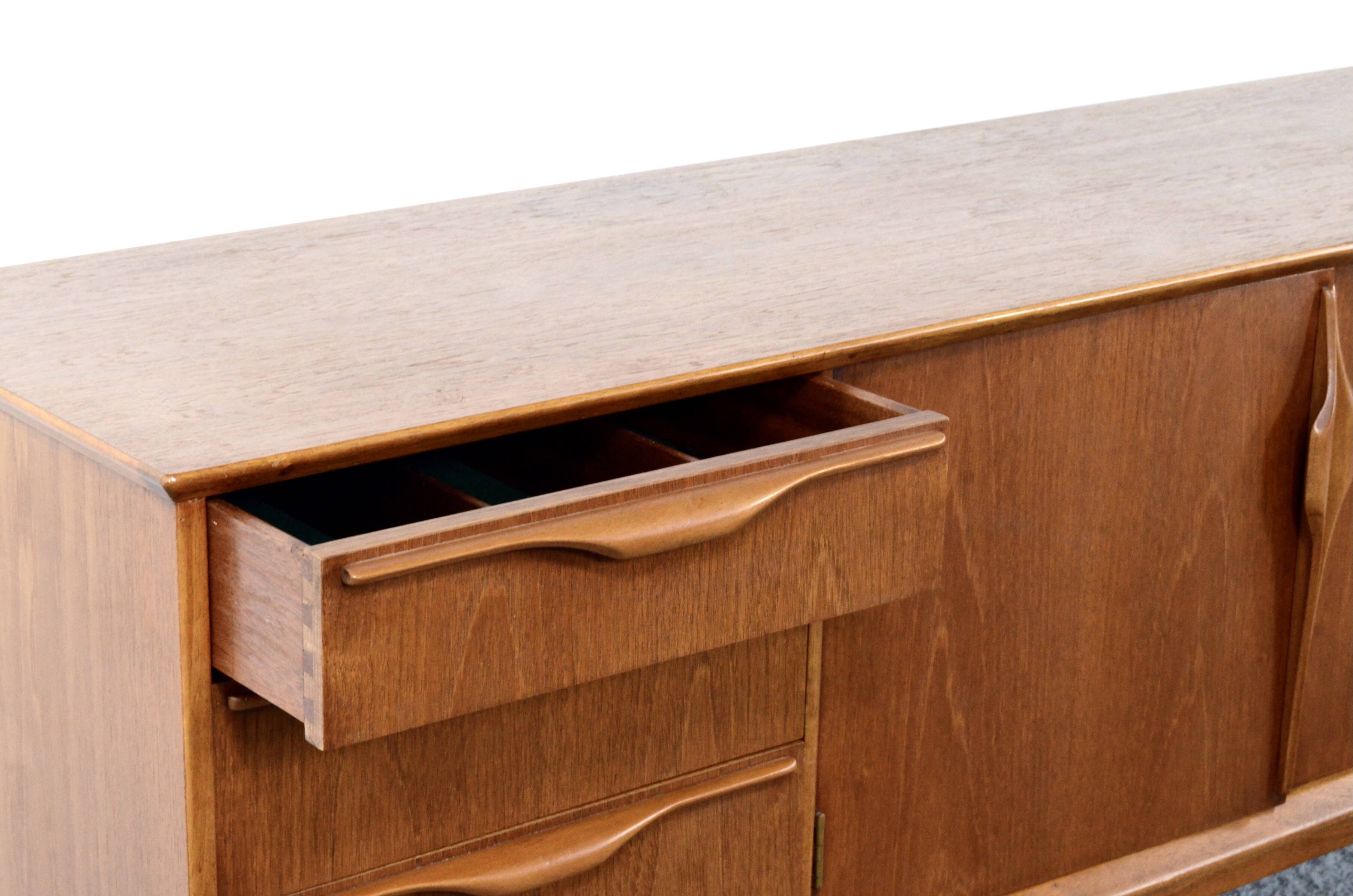 Very Rare Vintage Midcentury Jentique Sideboard / Long John In Teak