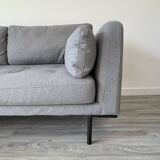 Gray corner sofa