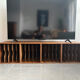 Set of 4 vintage wooden vinyl boxes