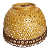 Wicker rattan pendant lampshade
