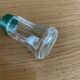 Vintage salt shaker with green Bakelite cap
