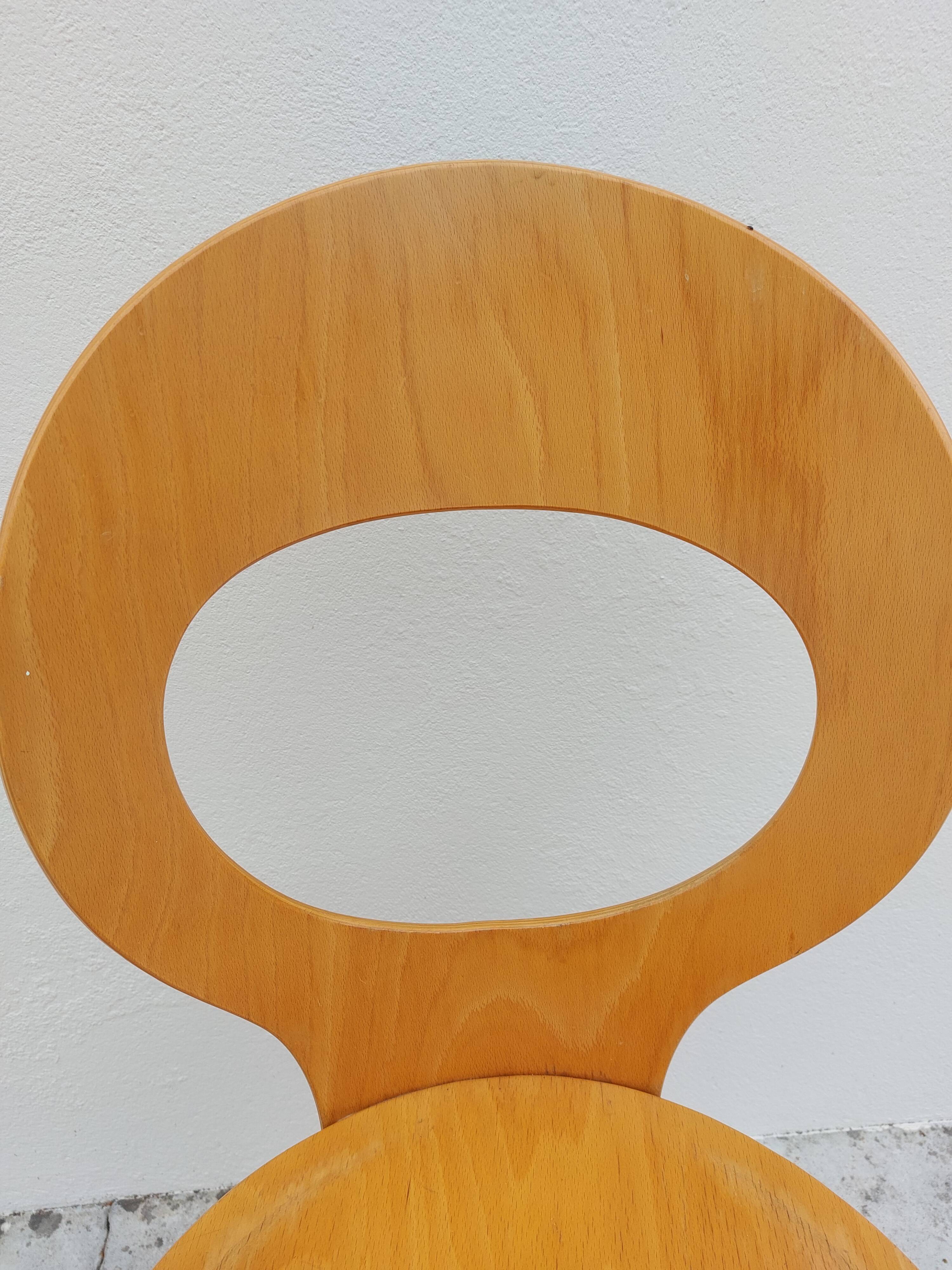 Bistro chair signed Baumann seagull model