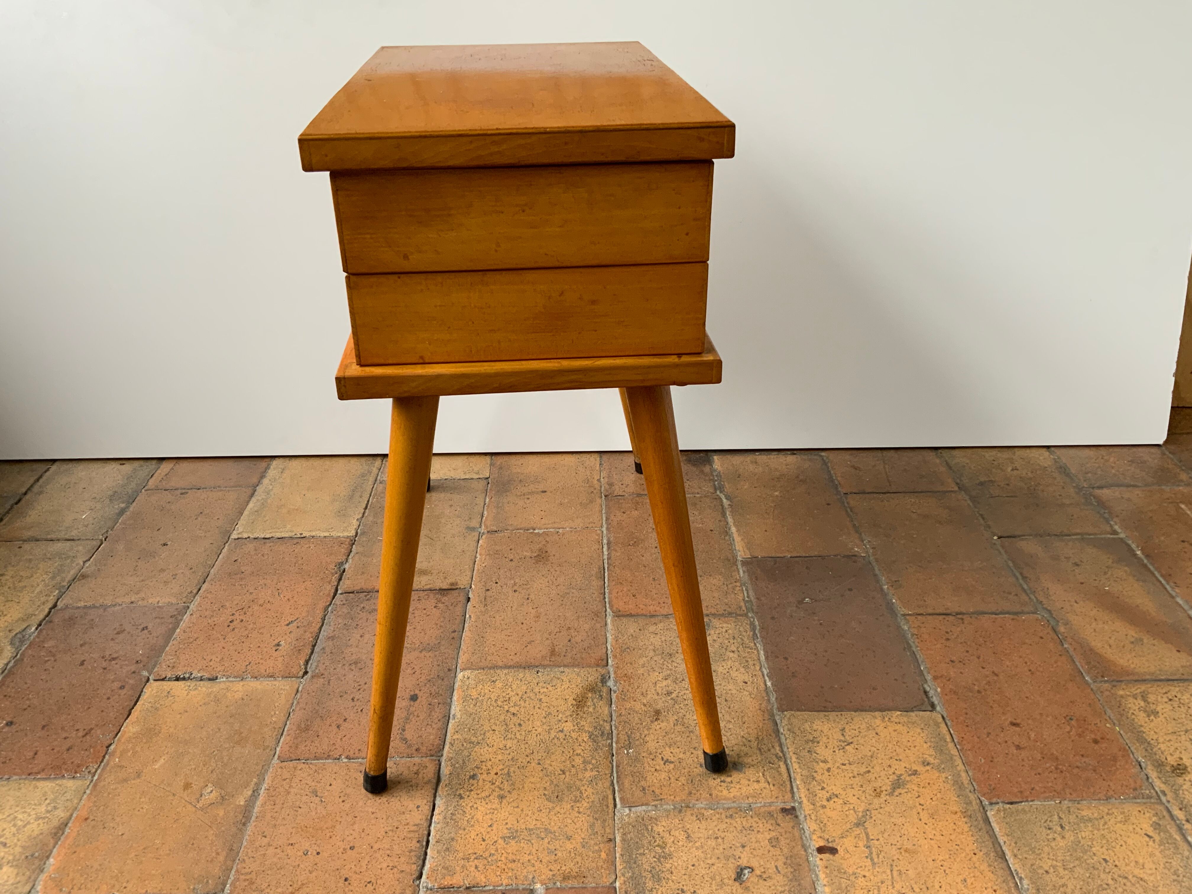 Vintage bedside table