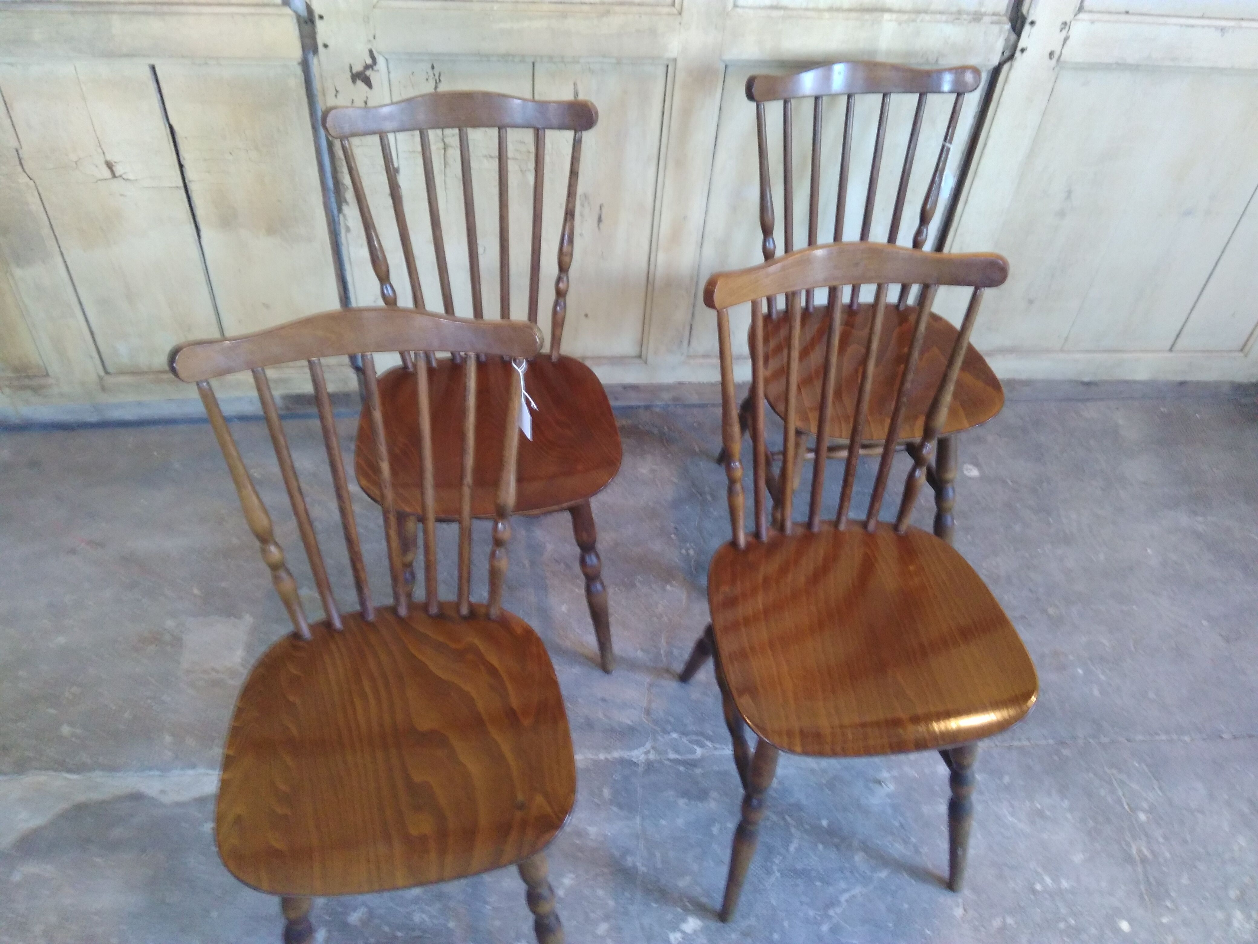 Set of 4 chairs bistro Baumann