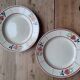 Set of 7 vintage dessert plates in Gien earthenware, model Jacqueline.