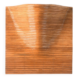 Sculptural Curved Pencil Reed Wall Lamp