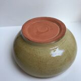 Ceramic bowl / glazed pottery signed 60s-70s