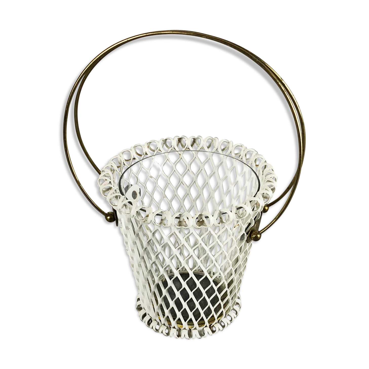 1960s modernist flower pot, France