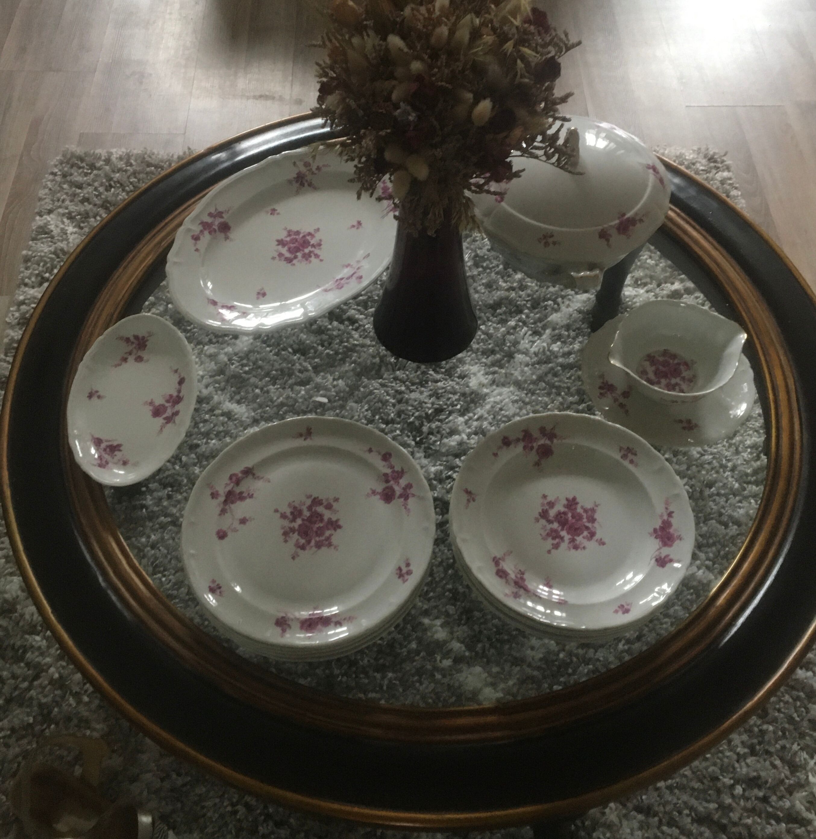 Earthenware table service Limoge Charles Arhenfeld